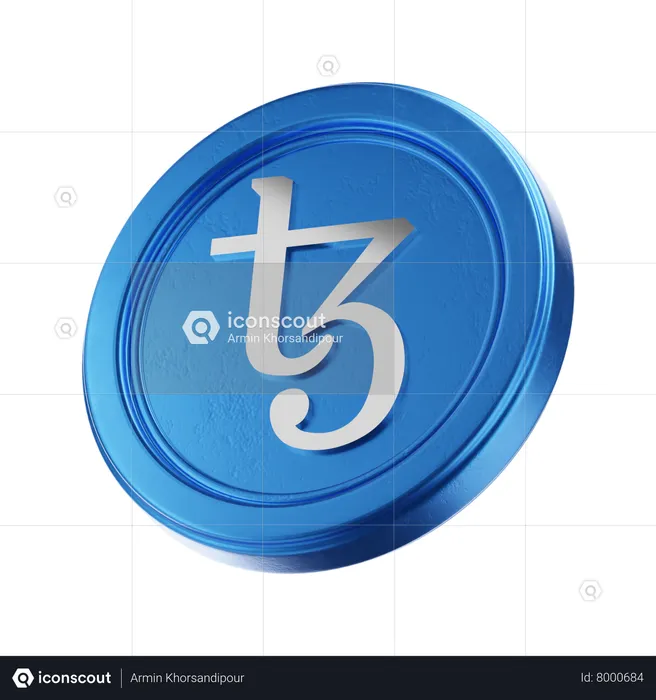 Tezos  3D Icon