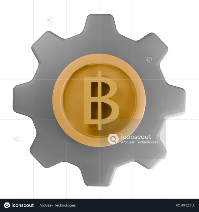 Thai baht  3D Icon