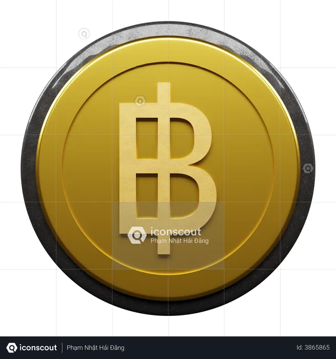 Thai baht  3D Illustration
