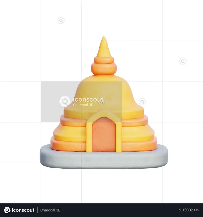 Thai Pagoda  3D Icon