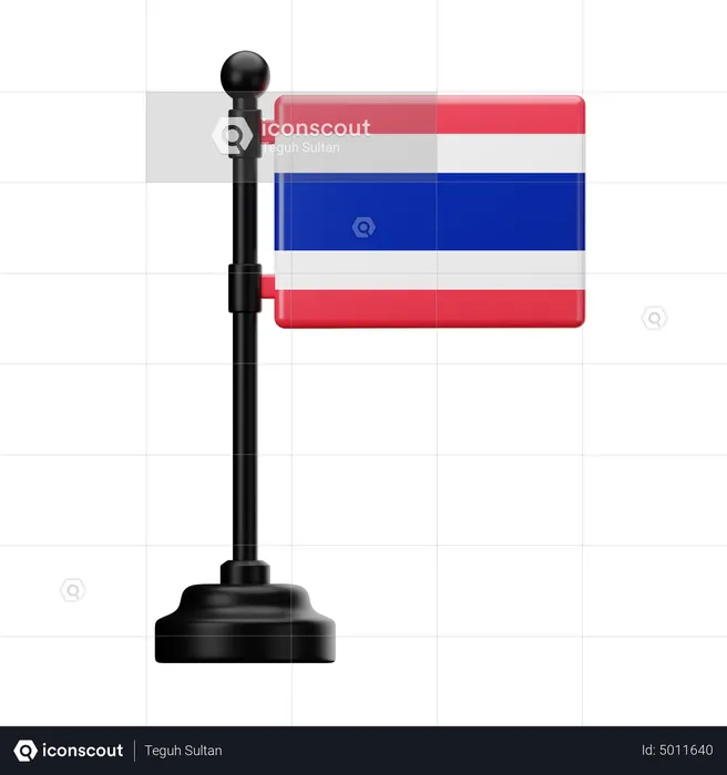 Thailand Flag Flag 3D Icon