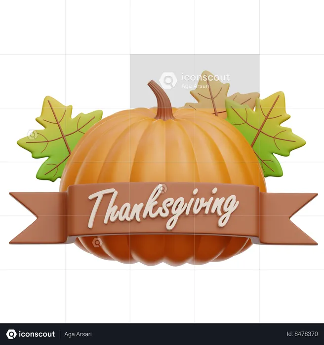 Thanksgiving  3D Icon