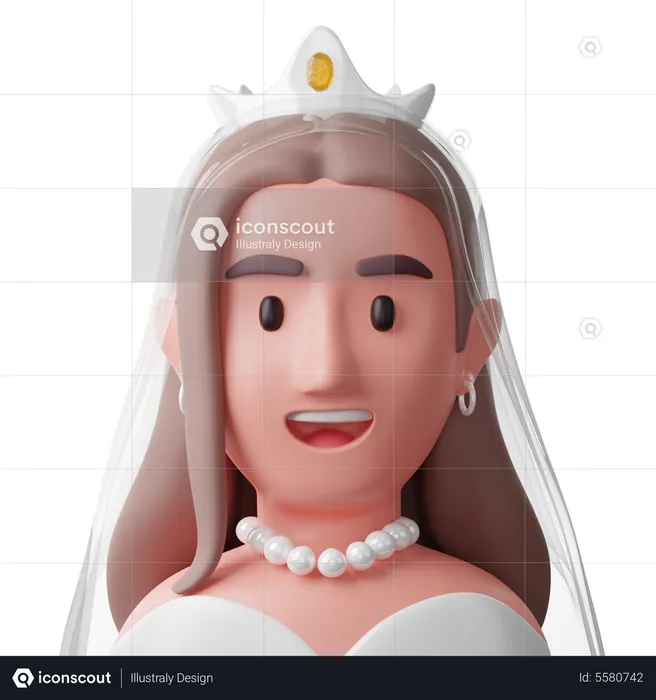 The Bride  3D Icon