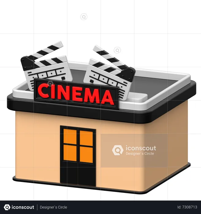 Theater  3D Icon