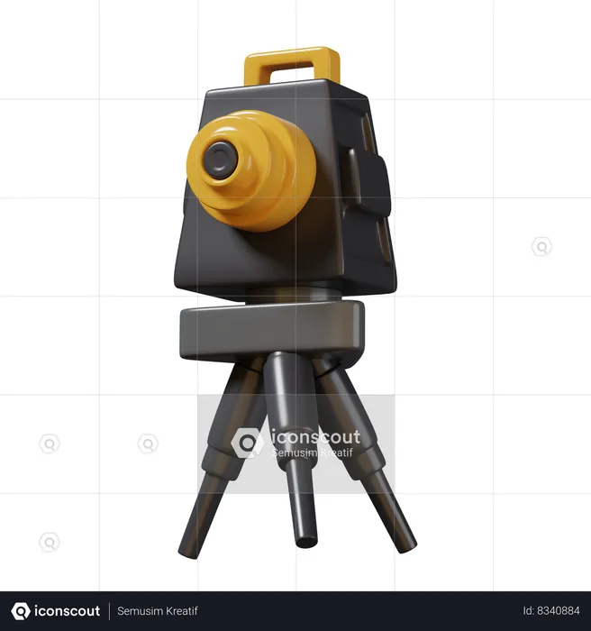 Theodolite  3D Icon