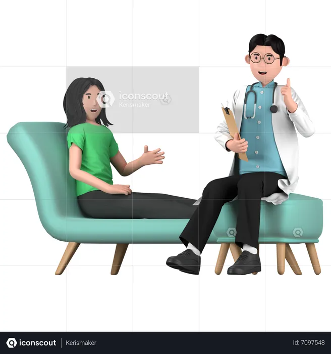 Therapy Counseling  3D Icon