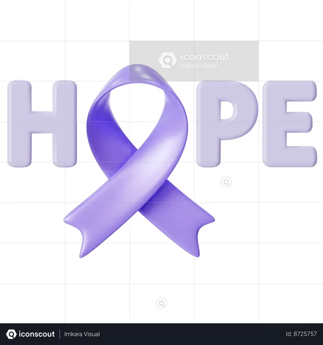 There is a hope after cancer disease  3D Icon