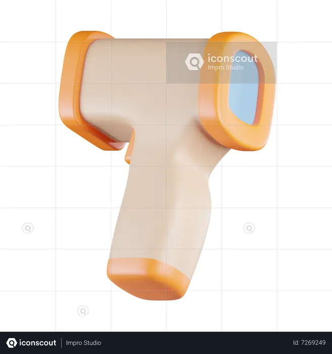 Thermo Gun  3D Icon