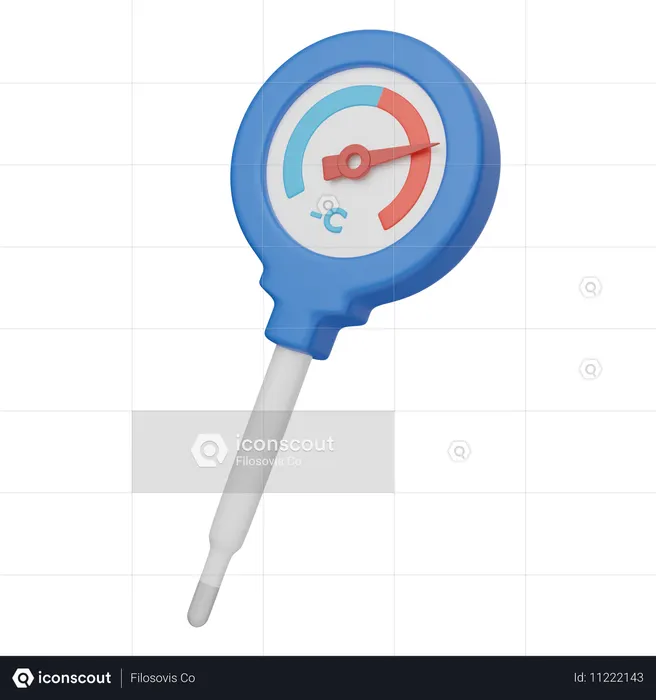Thermometer  3D Icon