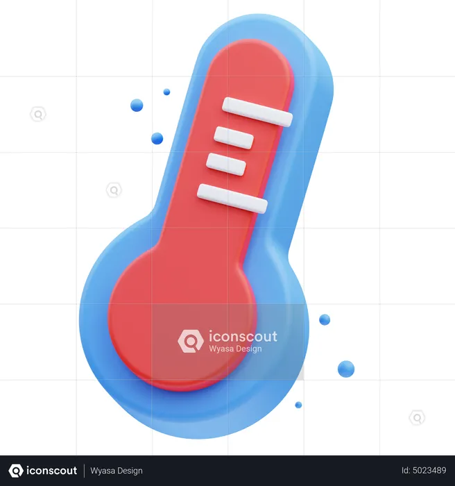 Thermometer  3D Icon