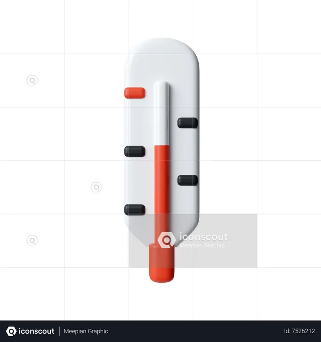 Thermometer  3D Icon