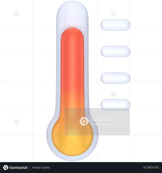 Thermometer  3D Icon