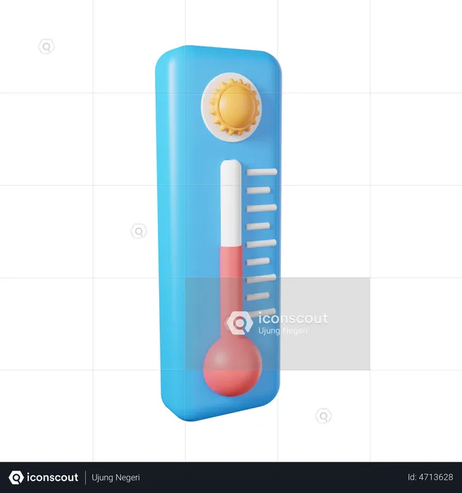 Thermometer  3D Illustration