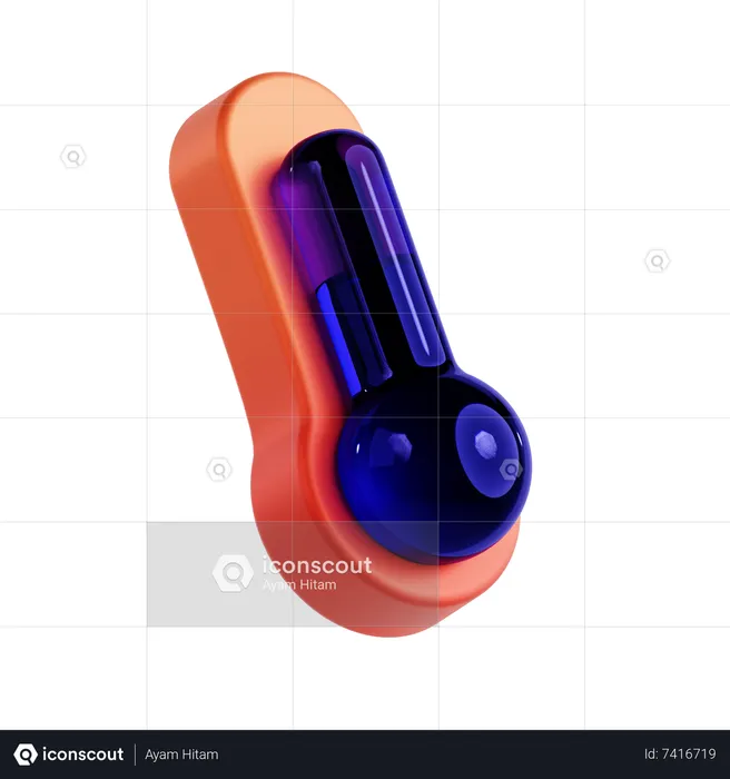 Thermometer  3D Icon