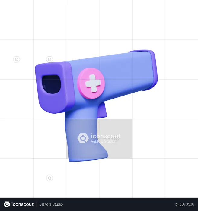 Thermometer Gun  3D Icon