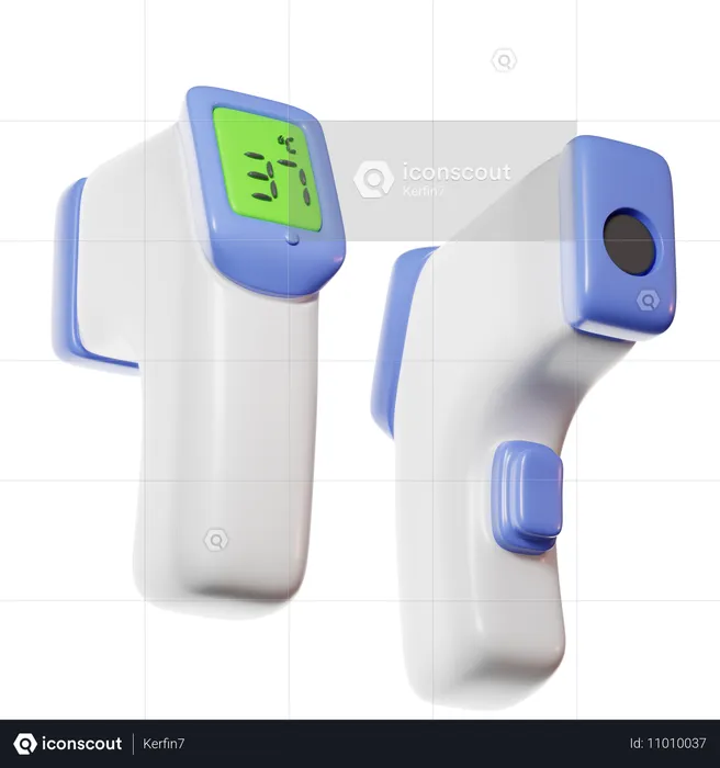 Thermometer infrared  3D Icon