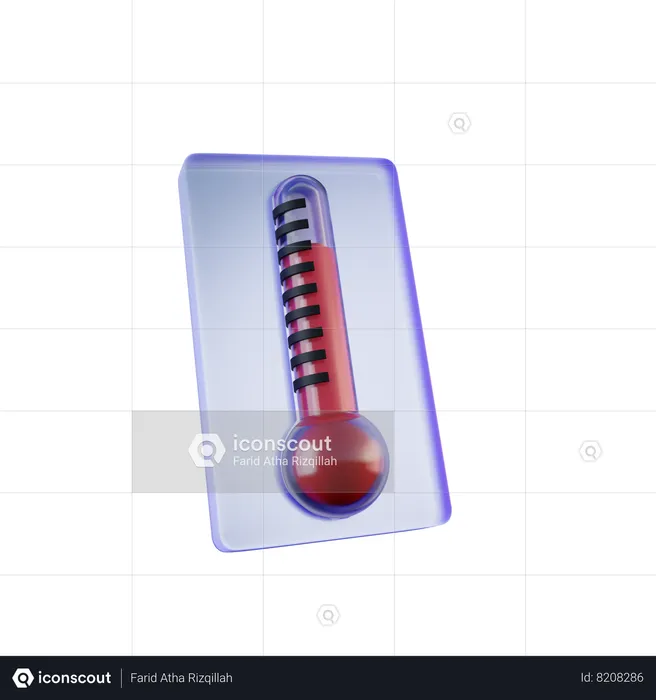 Thermomètre  3D Icon