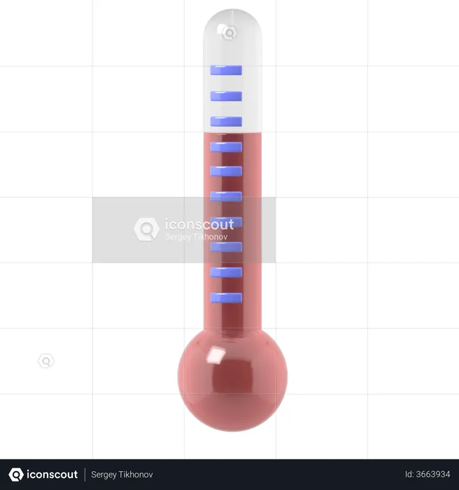 Thermomètre  3D Illustration