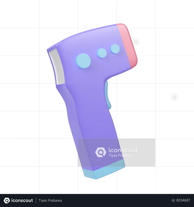 Pistolet thermomètre  3D Icon