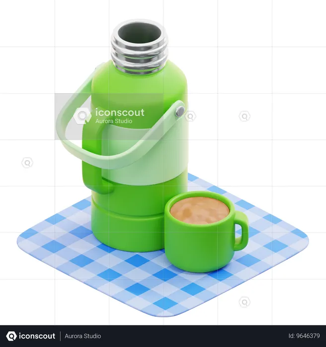 Thermos  3D Icon