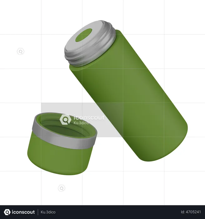 Thermos  3D Illustration