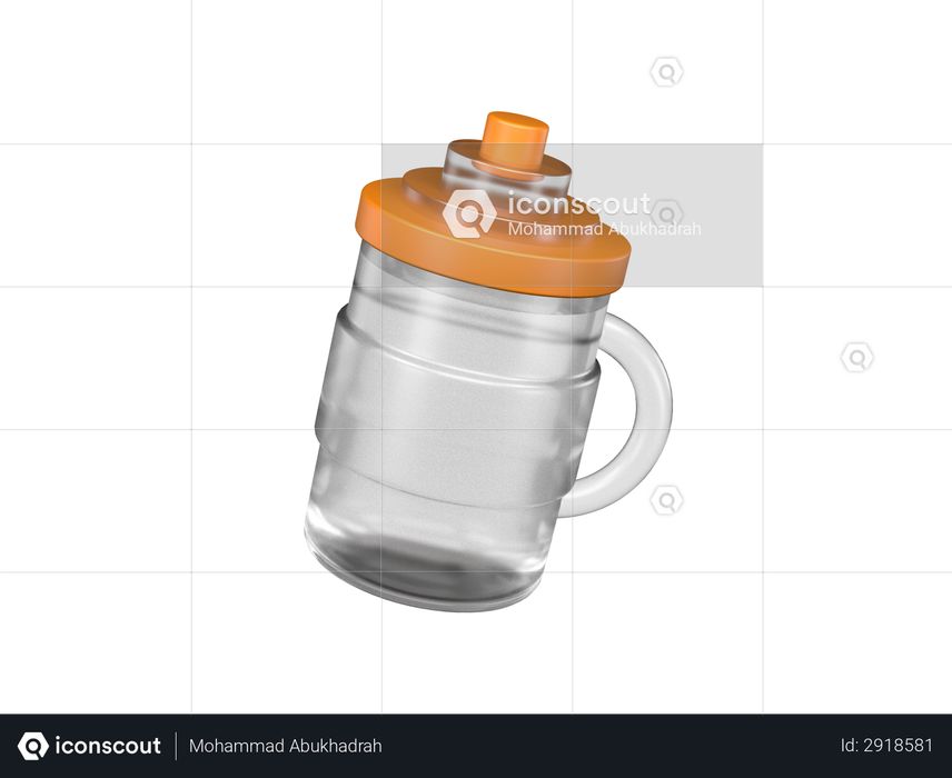 Thermos Flask 3D Illustration