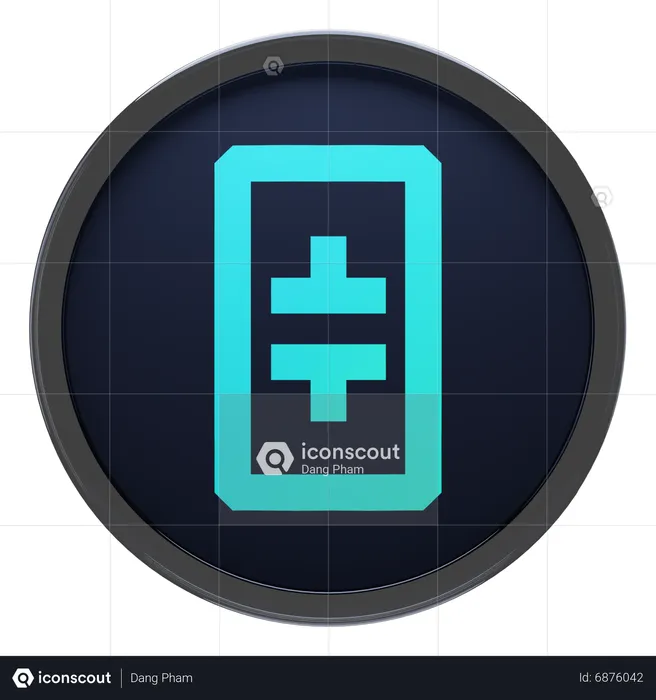 Theta Network  3D Icon