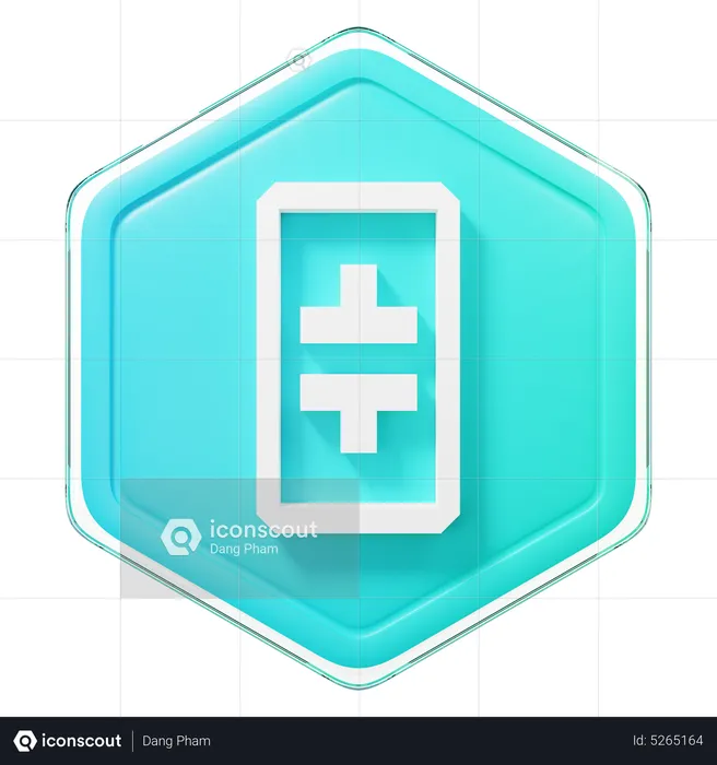 Theta Network (THETA) Badge  3D Icon