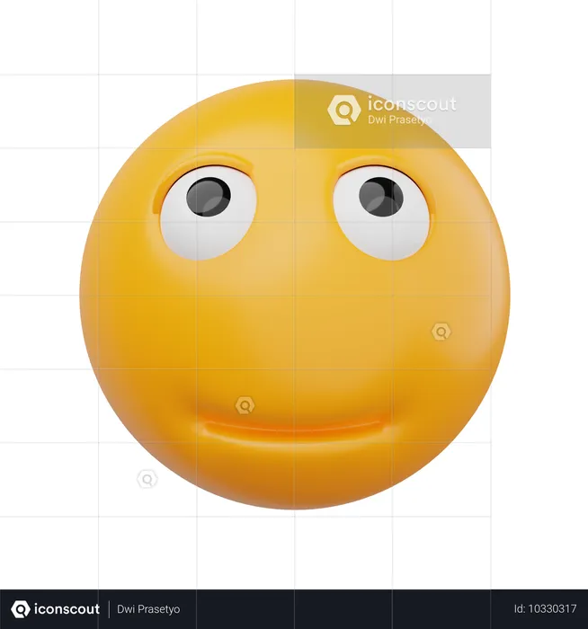 Think Emoji 3D Icon