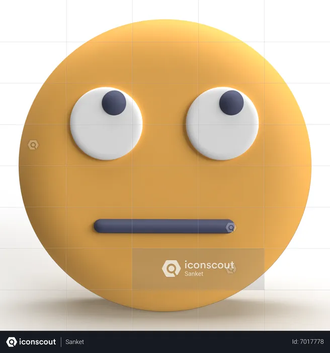 Thinking Emojis Logo 3D Icon