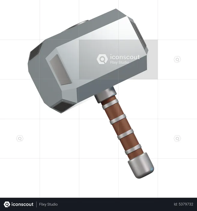 Thor Majolnir  3D Icon