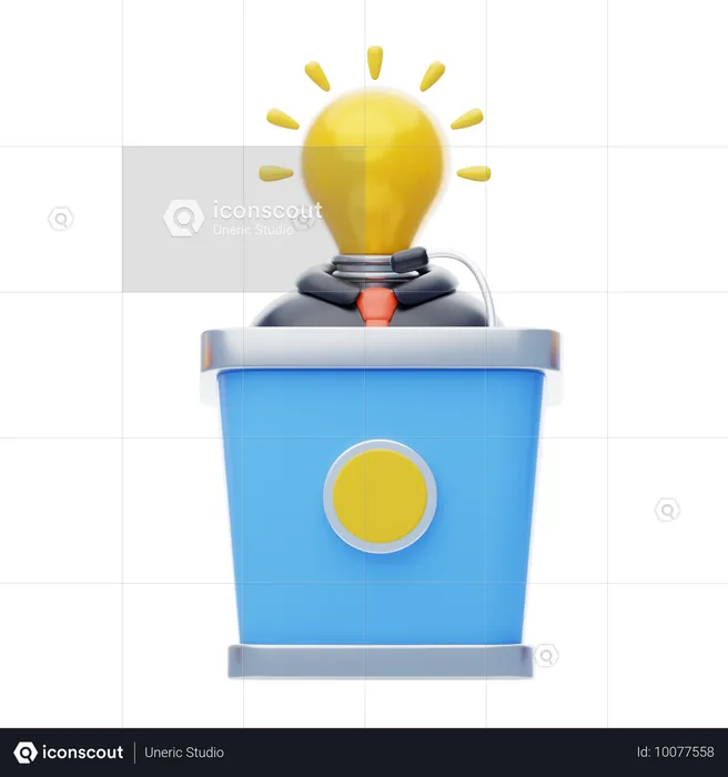 Thought Leadership  3D Icon