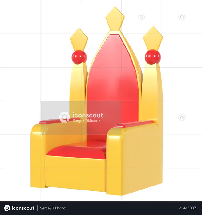 Throne  3D Illustration