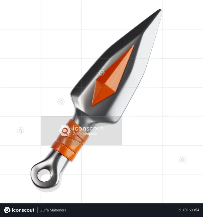 Throwing Knife  3D Icon