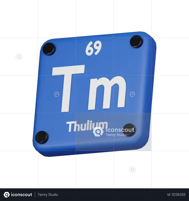 Thulium  3D Icon