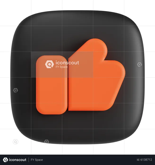 Thumb Up  3D Icon