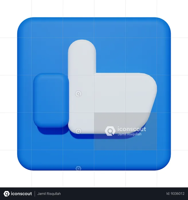 Thumb Up  3D Icon