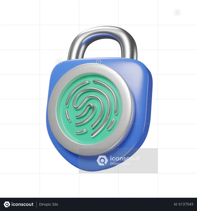 Thumbprint  3D Icon