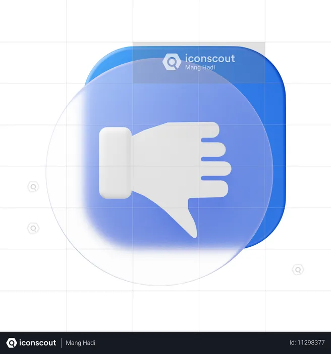 Thumbs Down  3D Icon