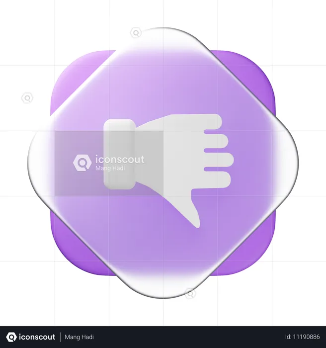 Thumbs Down  3D Icon