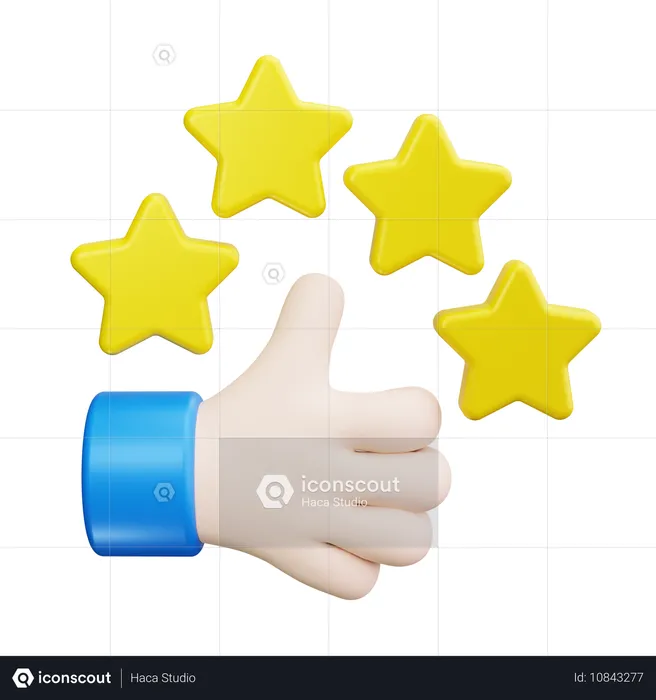 Thumbs Up  3D Icon