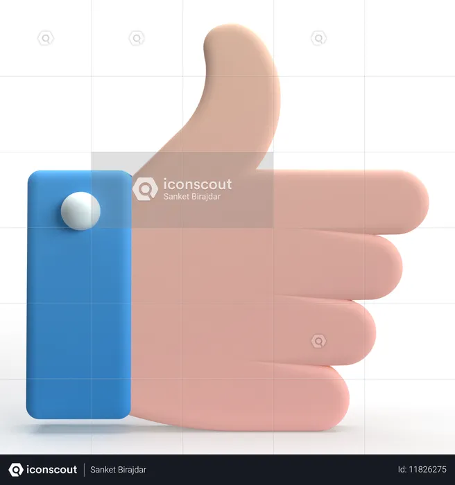 Thumbs Up  3D Icon