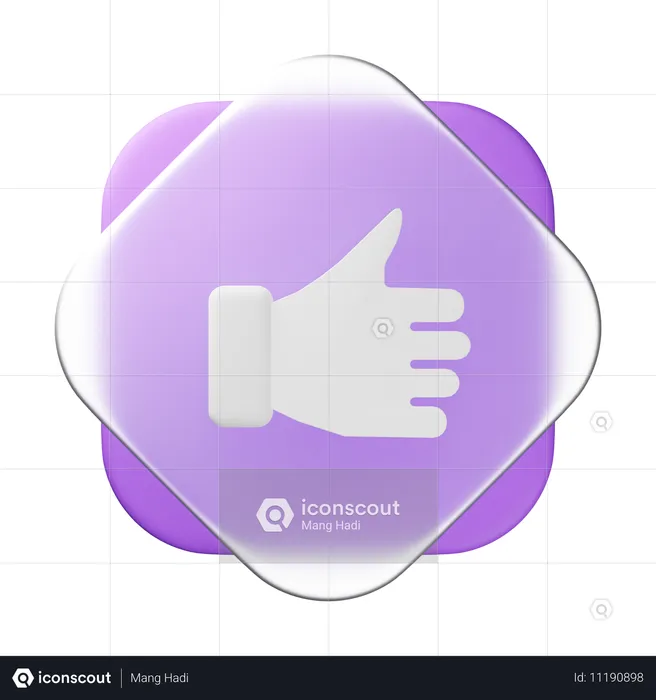 Thumbs Up  3D Icon