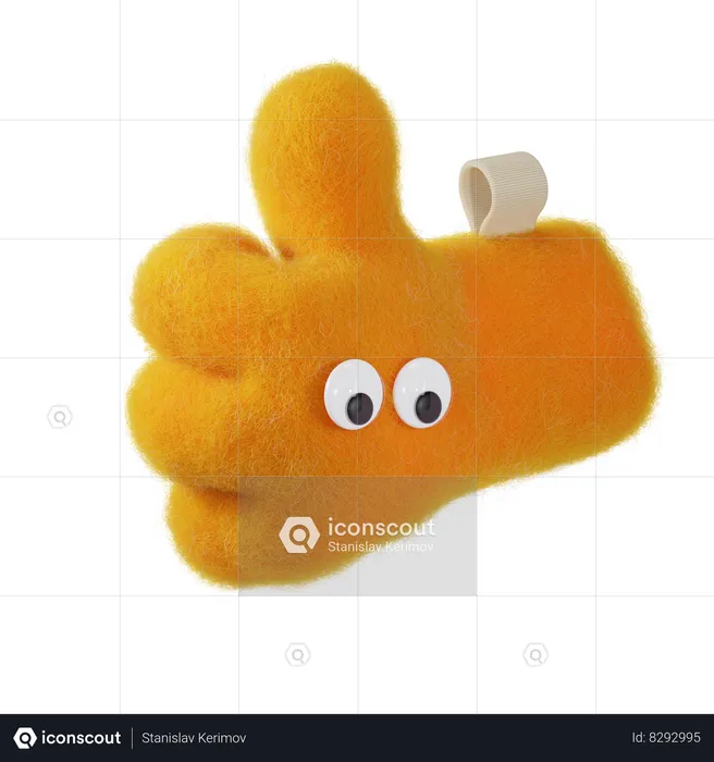 Thumbs Up  3D Icon