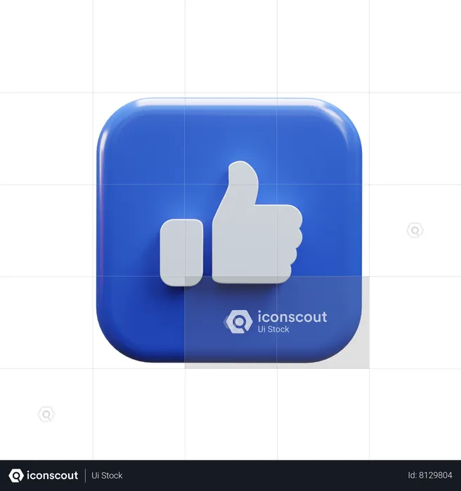 Thumbs Up  3D Icon