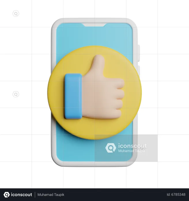 Thumbs Up  3D Icon