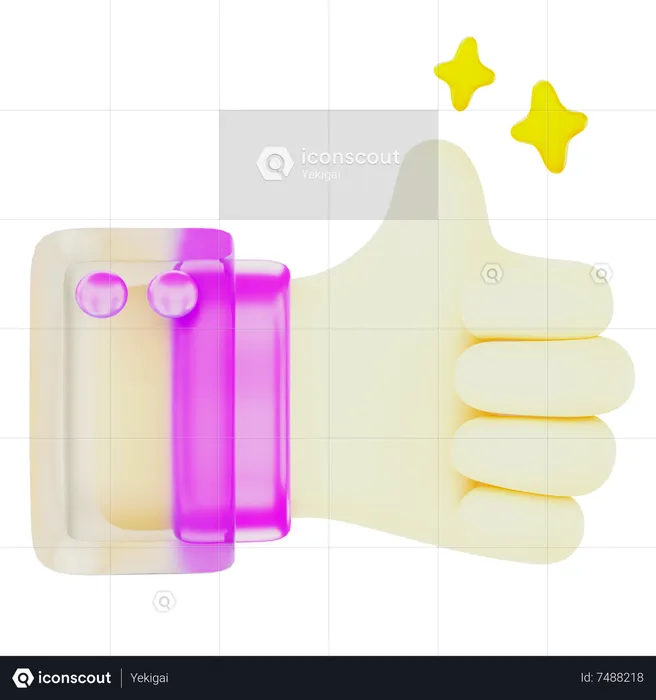 Thumbs Up  3D Icon