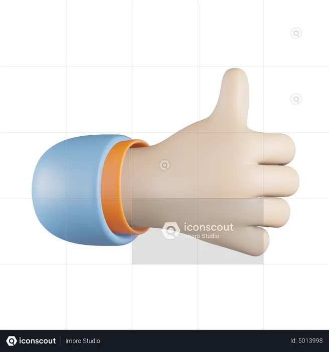 Thumbs Up  3D Icon