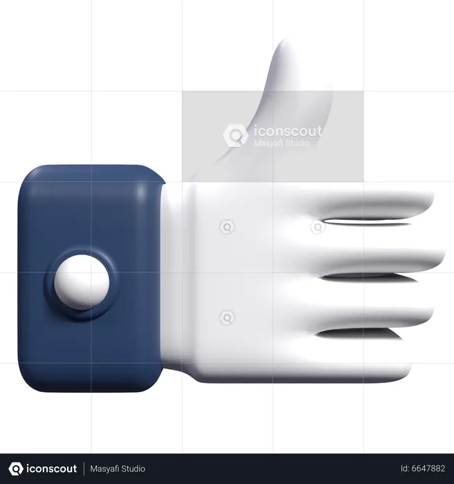 Thumbs Up  3D Icon