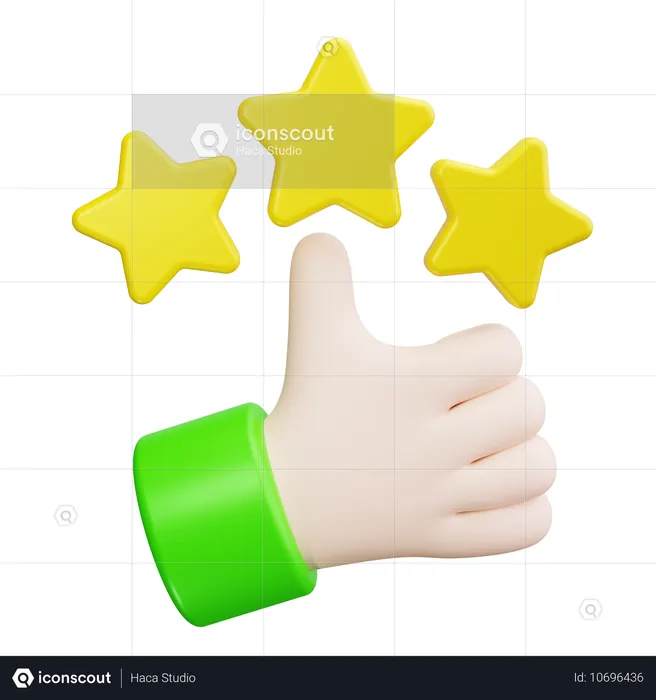 Thumbs Up  3D Icon